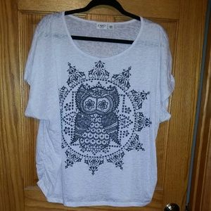 Short sleeve owl shirt